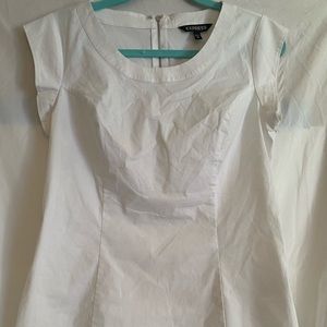 White Express Brand Work Blouse